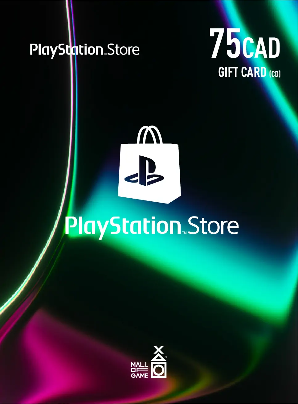 PlayStation™Store CAD75 Gift Cards (CA)